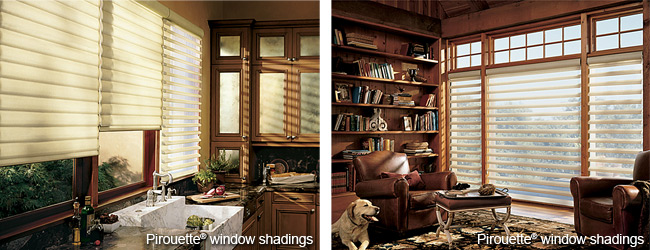 Pirouette® Window Shadings near Eugene, Oregon (OR) and other Hunter Douglas sheer window shades