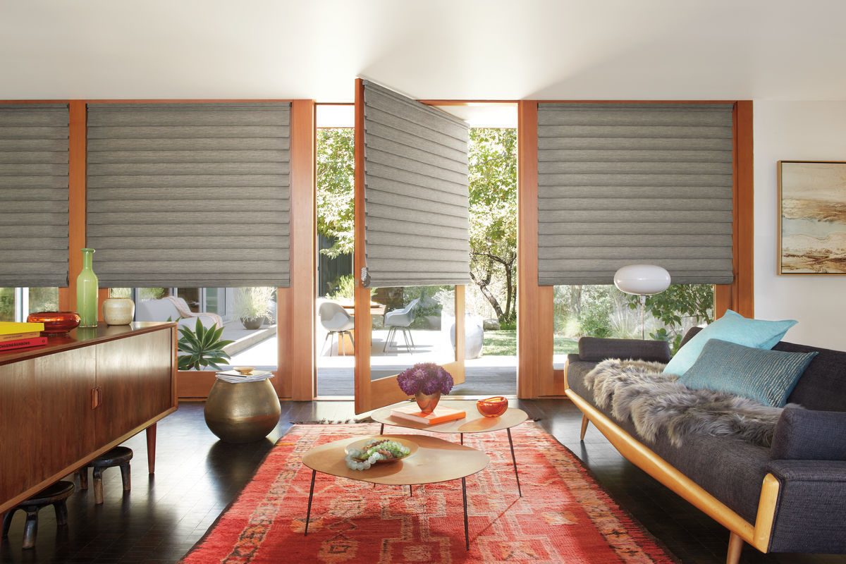 Choose Between Roman Shades and Drapery for Homes near Eugene, Oregon (OR) like Vignette® Roman Shades