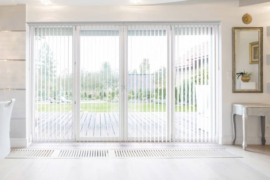 Norman® Vertical blinds letting in the natural light