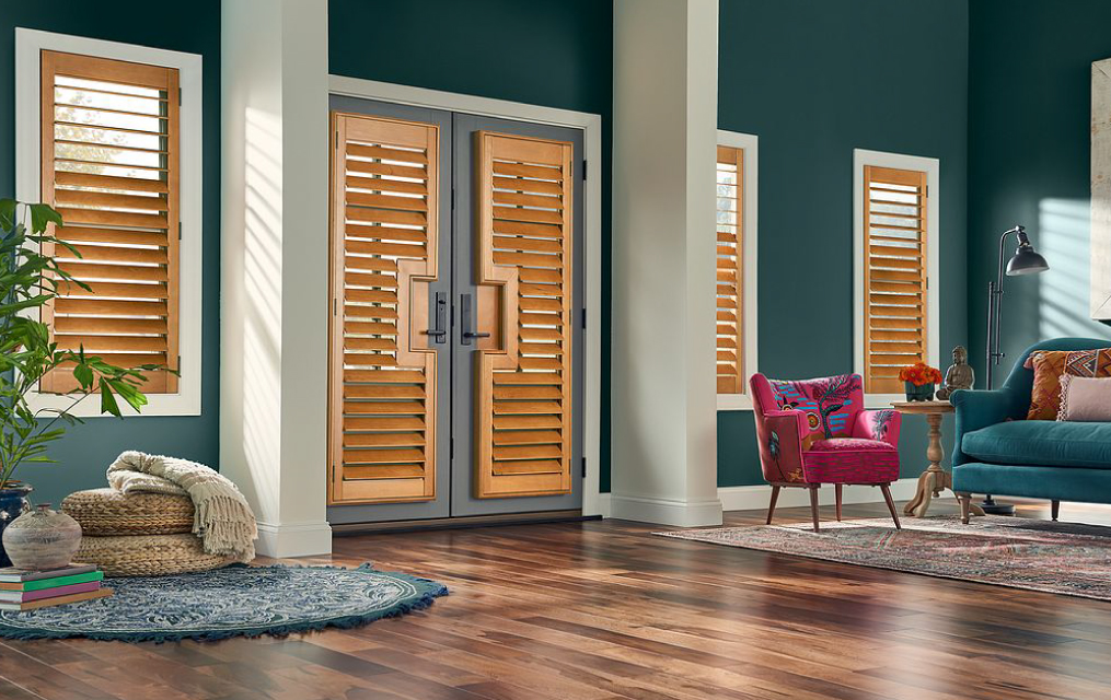 wooden window shutters